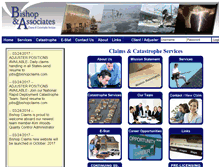 Tablet Screenshot of bishopclaims.com